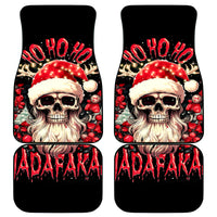 Skull Santa Claus Car Mats Ho Ho Ho Madafakas - Wonder Print Shop