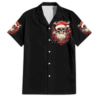 Skull Santa Claus Family Matching Off Shoulder Maxi Dress and Hawaiian Shirt Ho Ho Ho Madafakas - Wonder Print Shop