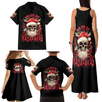 Skull Santa Claus Family Matching Tank Maxi Dress and Hawaiian Shirt Ho Ho Ho Madafakas - Wonder Print Shop