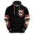 Skull Santa Claus Hoodie Ho Ho Ho Madafakas - Wonder Print Shop
