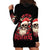 Skull Santa Claus Hoodie Dress Ho Ho Ho Madafakas - Wonder Print Shop