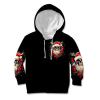 Skull Santa Claus Kid Hoodie Ho Ho Ho Madafakas - Wonder Print Shop