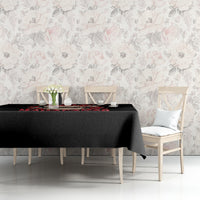 Skull Santa Claus Tablecloth Ho Ho Ho Madafakas - Wonder Print Shop