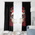 Skull Santa Claus Window Curtain Ho Ho Ho Madafakas - Wonder Print Shop