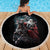 Viking Santa Claus Beach Blanket Vahalla Santa Clau Coming - Wonder Print Shop