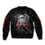 Viking Santa Claus Bomber Jacket Vahalla Santa Clau Coming - Wonder Print Shop