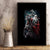 Viking Santa Claus Canvas Wall Art Vahalla Santa Clau Coming - Wonder Print Shop