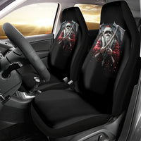 Viking Santa Claus Car Seat Cover Vahalla Santa Clau Coming - Wonder Print Shop