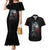 Viking Santa Claus Couples Matching Mermaid Dress and Hawaiian Shirt Vahalla Santa Clau Coming - Wonder Print Shop