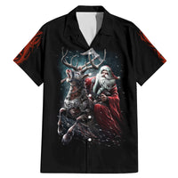 Viking Santa Claus Family Matching Mermaid Dress and Hawaiian Shirt Vahalla Santa Clau Coming - Wonder Print Shop