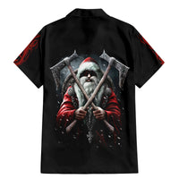 Viking Santa Claus Family Matching Mermaid Dress and Hawaiian Shirt Vahalla Santa Clau Coming - Wonder Print Shop