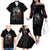 Viking Santa Claus Family Matching Off Shoulder Long Sleeve Dress and Hawaiian Shirt Vahalla Santa Clau Coming - Wonder Print Shop