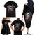 Viking Santa Claus Family Matching Off Shoulder Long Sleeve Dress and Hawaiian Shirt Vahalla Santa Clau Coming - Wonder Print Shop