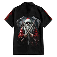 Viking Santa Claus Family Matching Off Shoulder Maxi Dress and Hawaiian Shirt Vahalla Santa Clau Coming - Wonder Print Shop