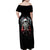 Viking Santa Claus Family Matching Off Shoulder Maxi Dress and Hawaiian Shirt Vahalla Santa Clau Coming - Wonder Print Shop