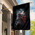 Viking Santa Claus Garden Flag Vahalla Santa Clau Coming - Wonder Print Shop
