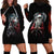 Viking Santa Claus Hoodie Dress Vahalla Santa Clau Coming - Wonder Print Shop