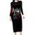 Viking Santa Claus Long Sleeve Bodycon Dress Vahalla Santa Clau Coming - Wonder Print Shop
