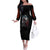 Viking Santa Claus Off The Shoulder Long Sleeve Dress Vahalla Santa Clau Coming - Wonder Print Shop