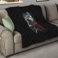 Viking Santa Claus Quilt Vahalla Santa Clau Coming - Wonder Print Shop