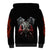 Viking Santa Claus Sherpa Hoodie Vahalla Santa Clau Coming - Wonder Print Shop