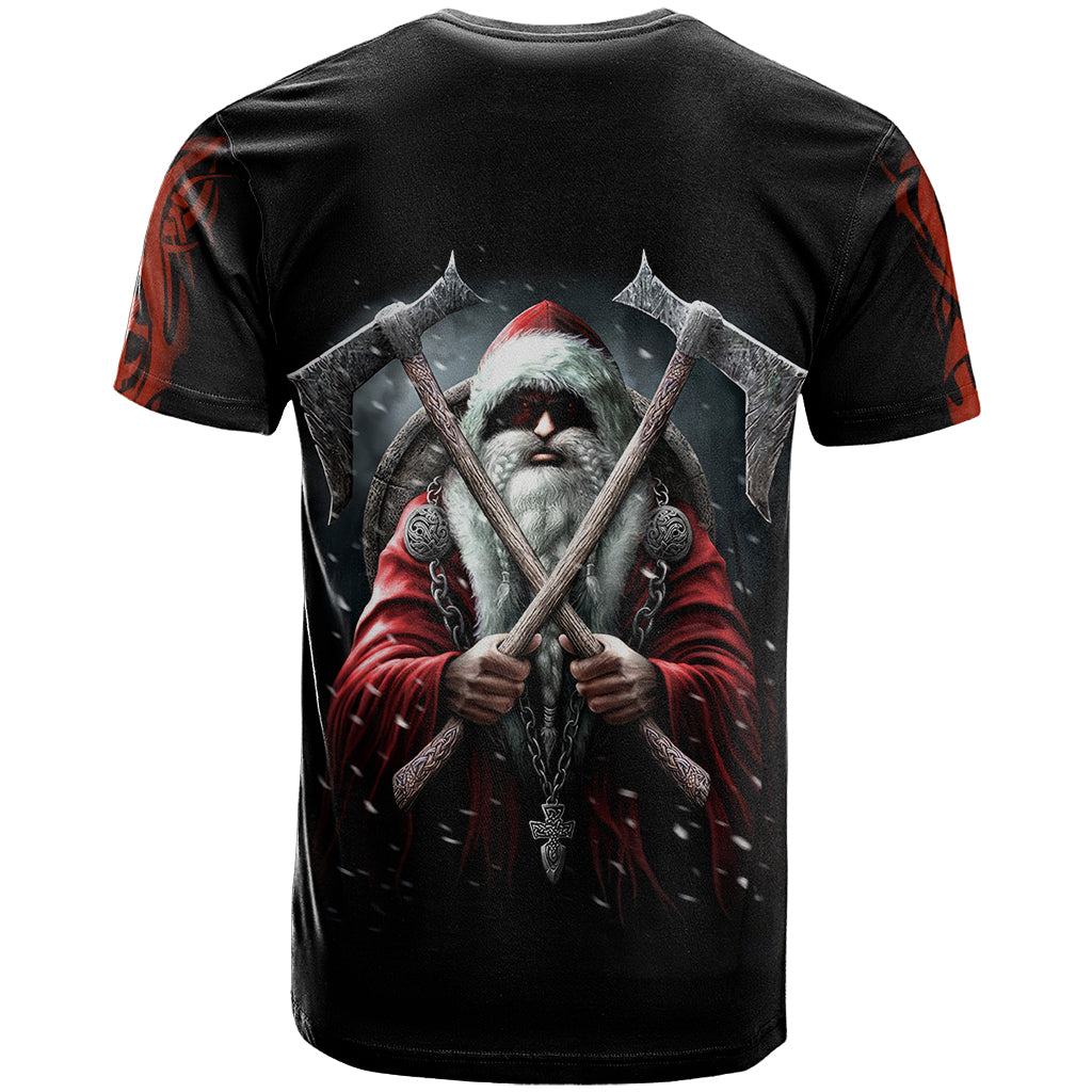 Viking Santa Claus T Shirt Vahalla Santa Clau Coming - Wonder Print Shop