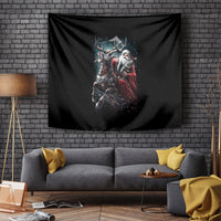Viking Santa Claus Tapestry Vahalla Santa Clau Coming - Wonder Print Shop