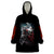 Viking Santa Claus Wearable Blanket Hoodie Vahalla Santa Clau Coming - Wonder Print Shop
