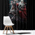 Viking Santa Claus Window Curtain Vahalla Santa Clau Coming - Wonder Print Shop