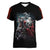 Viking Santa Claus Women V Neck T Shirt Vahalla Santa Clau Coming - Wonder Print Shop