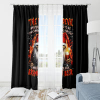 Skeleton Santa Claus Window Curtain The Devil Whispered To Me I'm Coming For You I Whisper Back Bring Beer - Wonder Print Shop