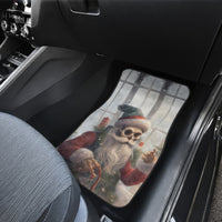 Skeleton Santa Claus Car Mats Repair For Christmas Santa Claus - Wonder Print Shop