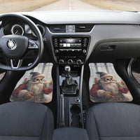 Skeleton Santa Claus Car Mats Repair For Christmas Santa Claus - Wonder Print Shop
