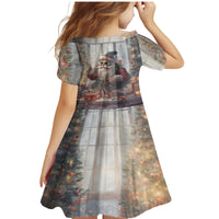 Skeleton Santa Claus Family Matching Mermaid Dress and Hawaiian Shirt Repair For Christmas Santa Claus - Wonder Print Shop