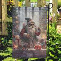 Skeleton Santa Claus Garden Flag Repair For Christmas Santa Claus - Wonder Print Shop