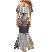 Skeleton Santa Claus Mermaid Dress Repair For Christmas Santa Claus - Wonder Print Shop