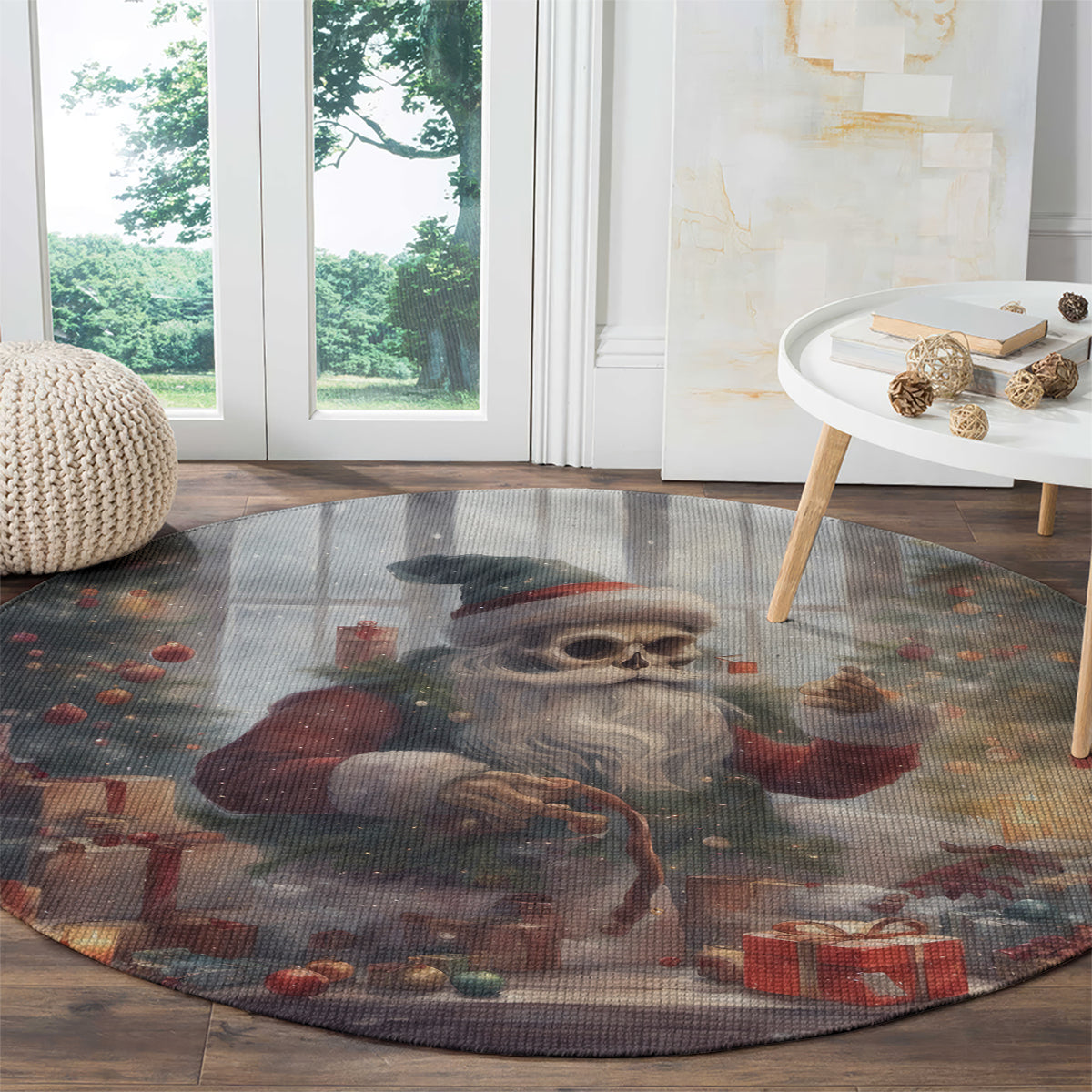 skeleton-santa-claus-round-carpet-repair-for-christmas-santa-claus