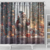 skeleton-santa-claus-shower-curtain-repair-for-christmas-santa-claus