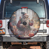 Skeleton Santa Claus Spare Tire Cover Repair For Christmas Santa Claus - Wonder Print Shop