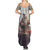 Skeleton Santa Claus Summer Maxi Dress Repair For Christmas Santa Claus - Wonder Print Shop