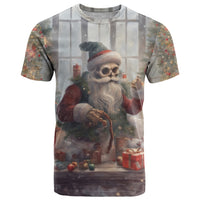 Skeleton Santa Claus T Shirt Repair For Christmas Santa Claus - Wonder Print Shop
