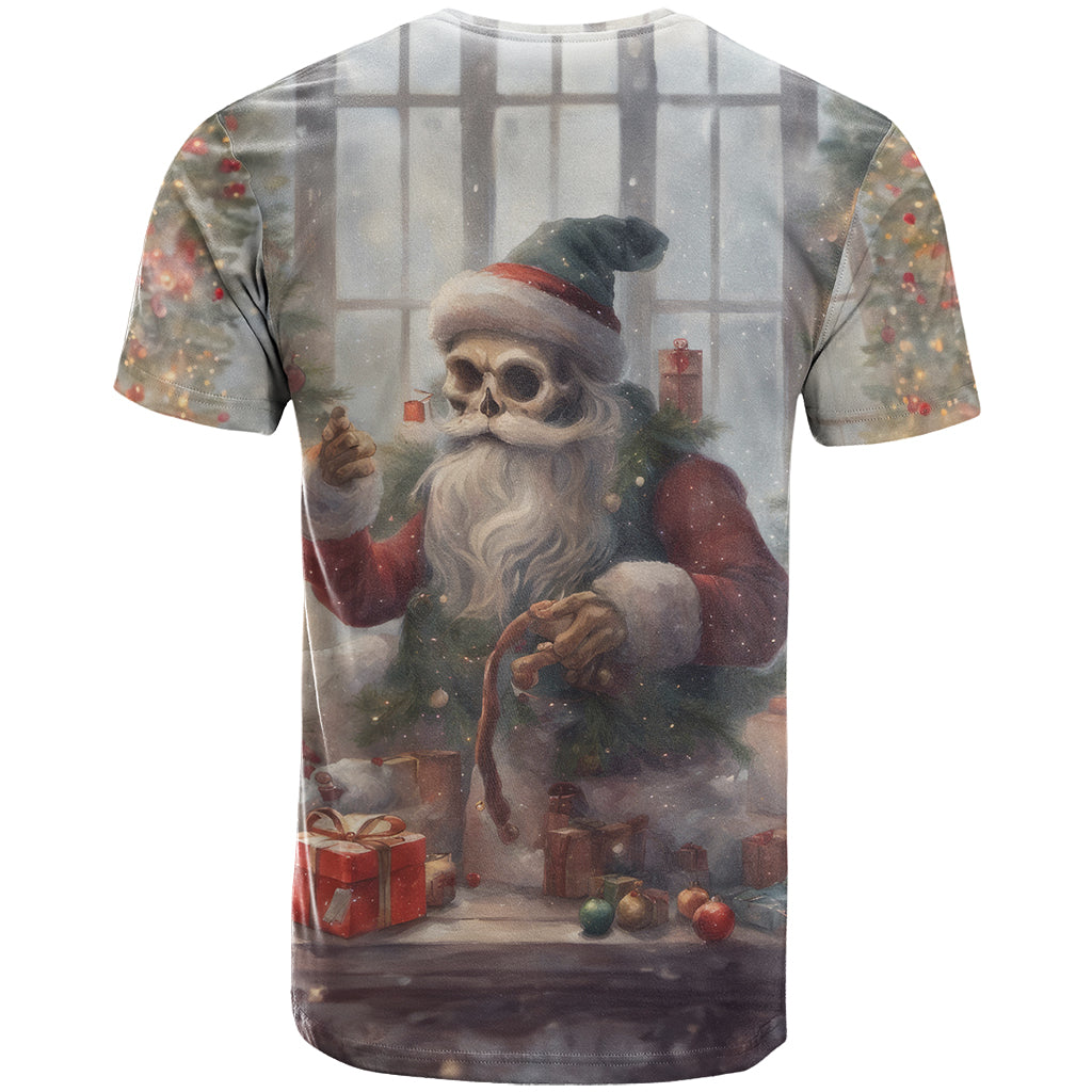 Skeleton Santa Claus T Shirt Repair For Christmas Santa Claus - Wonder Print Shop