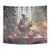 Skeleton Santa Claus Tapestry Repair For Christmas Santa Claus - Wonder Print Shop