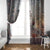 Skeleton Santa Claus Window Curtain Repair For Christmas Santa Claus - Wonder Print Shop