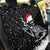 Skeleton Santa Claus Back Car Seat Cover Scary Skeleton Santa Claus Coming - Wonder Print Shop