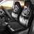 Skeleton Santa Claus Car Seat Cover Scary Skeleton Santa Claus Coming - Wonder Print Shop