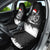 Skeleton Santa Claus Car Seat Cover Scary Skeleton Santa Claus Coming - Wonder Print Shop