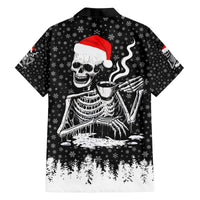 Skeleton Santa Claus Family Matching Tank Maxi Dress and Hawaiian Shirt Scary Skeleton Santa Claus Coming - Wonder Print Shop