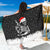 Skeleton Santa Claus Sarong Scary Skeleton Santa Claus Coming - Wonder Print Shop