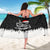 Skeleton Santa Claus Sarong Scary Skeleton Santa Claus Coming - Wonder Print Shop